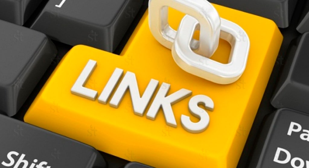 Желтая кнопка links на клавиатуре