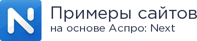 Примеры сайтов на шаблоне Аспро: Next