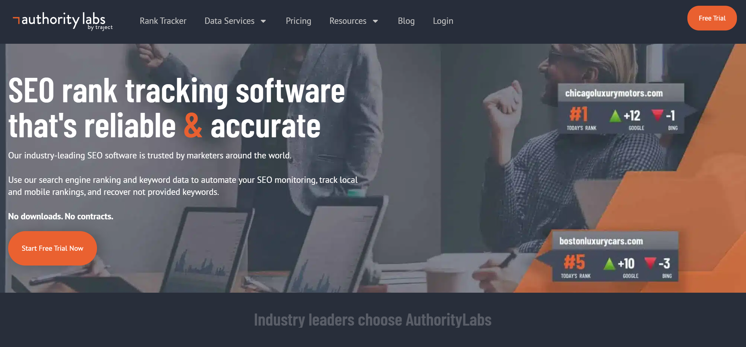 Лендинг продукта AuthorityLabs Keyword Grouper